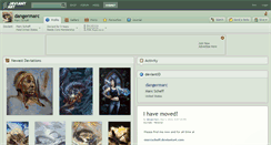 Desktop Screenshot of dangermarc.deviantart.com