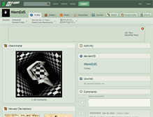 Tablet Screenshot of niemesis.deviantart.com