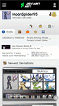 Mobile Screenshot of moonspider95.deviantart.com