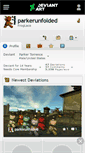 Mobile Screenshot of parkerunfolded.deviantart.com