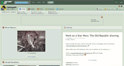 Desktop Screenshot of clarkspark.deviantart.com