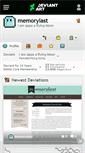 Mobile Screenshot of memorylast.deviantart.com