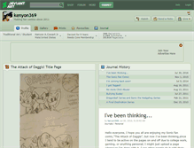 Tablet Screenshot of kenyon369.deviantart.com