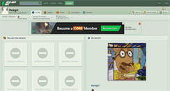 Desktop Screenshot of meegol.deviantart.com