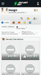 Mobile Screenshot of meegol.deviantart.com