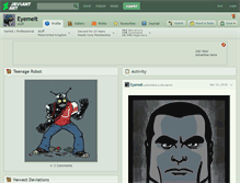 Tablet Screenshot of eyemelt.deviantart.com