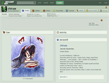 Tablet Screenshot of chirusa.deviantart.com