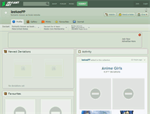 Tablet Screenshot of leekeepp.deviantart.com