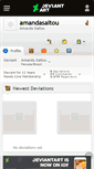 Mobile Screenshot of amandasaitou.deviantart.com