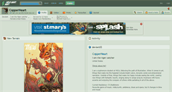 Desktop Screenshot of copperheart.deviantart.com