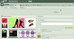 Desktop Screenshot of muscake.deviantart.com