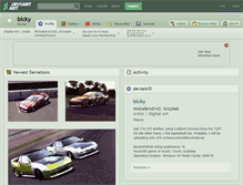 Tablet Screenshot of blcky.deviantart.com