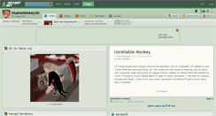 Desktop Screenshot of insanemonkey46.deviantart.com