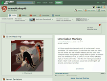 Tablet Screenshot of insanemonkey46.deviantart.com