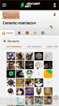 Mobile Screenshot of ceramic-maniacs.deviantart.com