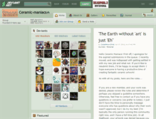 Tablet Screenshot of ceramic-maniacs.deviantart.com