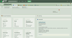 Desktop Screenshot of inkblackheart.deviantart.com