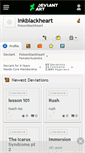 Mobile Screenshot of inkblackheart.deviantart.com