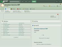 Tablet Screenshot of momotaro-momone-rrp.deviantart.com