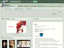 Tablet Screenshot of eyie22.deviantart.com