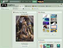 Tablet Screenshot of longlifers.deviantart.com