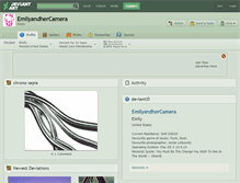 Tablet Screenshot of emilyandhercamera.deviantart.com