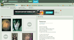 Desktop Screenshot of animedannoftenn.deviantart.com