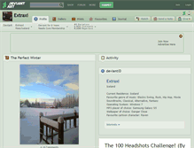 Tablet Screenshot of extraxi.deviantart.com