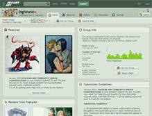 Tablet Screenshot of digiworld.deviantart.com