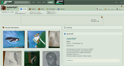Desktop Screenshot of butterfly87.deviantart.com