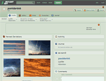 Tablet Screenshot of pomidor666.deviantart.com