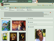 Tablet Screenshot of addybetto.deviantart.com