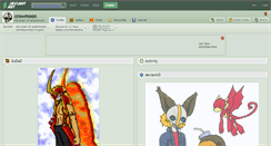Desktop Screenshot of crowmoon.deviantart.com