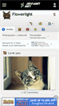 Mobile Screenshot of flowerlight.deviantart.com