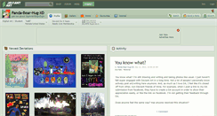 Desktop Screenshot of panda-bear-hug-xd.deviantart.com