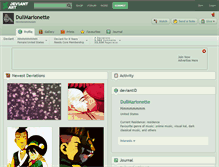 Tablet Screenshot of dullmarionette.deviantart.com