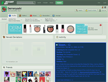 Tablet Screenshot of derrenyoshi.deviantart.com