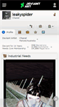 Mobile Screenshot of leakyspider.deviantart.com