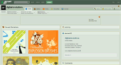 Desktop Screenshot of digitalrevolutions.deviantart.com