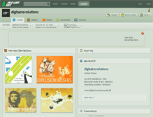 Tablet Screenshot of digitalrevolutions.deviantart.com