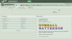 Desktop Screenshot of gumballwatterson.deviantart.com