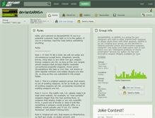 Tablet Screenshot of deviantarms.deviantart.com