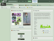 Tablet Screenshot of dpnextg.deviantart.com