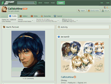 Tablet Screenshot of callistohime.deviantart.com
