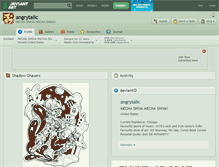 Tablet Screenshot of angrytalic.deviantart.com