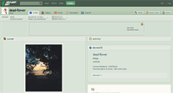 Desktop Screenshot of dead-flower.deviantart.com