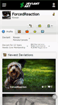 Mobile Screenshot of forcedreaction.deviantart.com