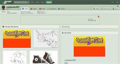 Desktop Screenshot of cooljunior987.deviantart.com