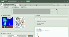 Desktop Screenshot of anti-sonic-recolors.deviantart.com