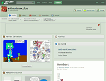 Tablet Screenshot of anti-sonic-recolors.deviantart.com